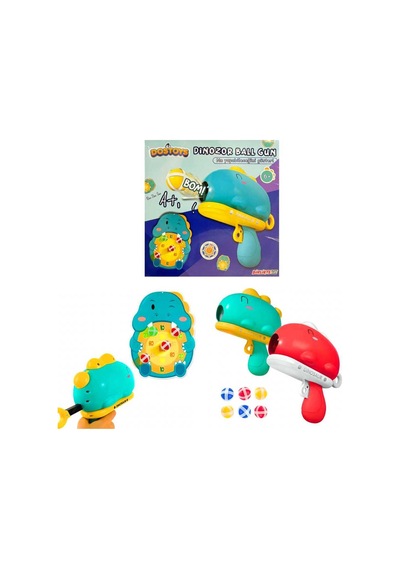 Dinozor Ball Gun Hedef Oyunu Top Atan Dinozor Tabanca 6+