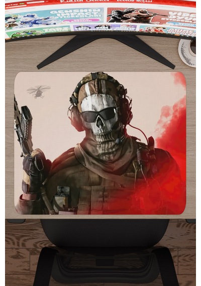Call Of Duty Kaymaz Dikişli Kauçuk Oyuncu Mousepad V1 - 48x40 Xl Gaming Mouse Pad Fare Altlığı
