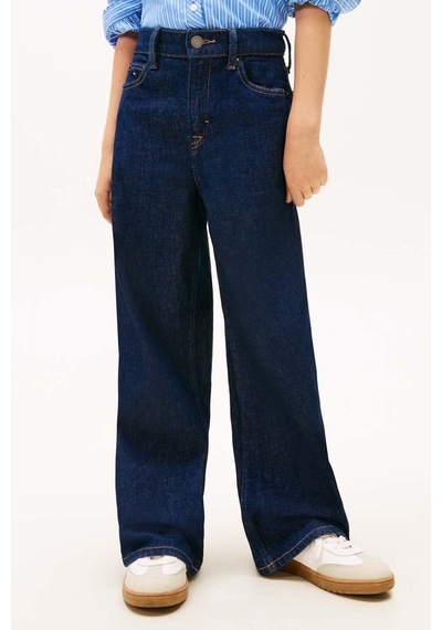 Tommy Hilfiger Kız Çocuk Kot Pantolon Kg0kg08961 Mavi