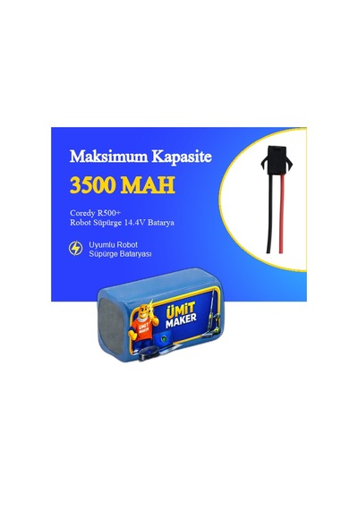Coredy R500+ Robot Süpürge 3500 Mah Batarya