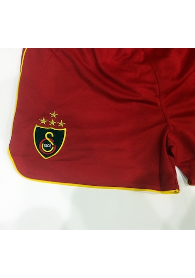 Galatasaray Forma Çocuk Şort Kırmızı Sarı Sarı - Kırmızı