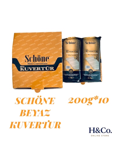 Schöne Profesyonel Mini Beyaz Kuvertur 200gr 10