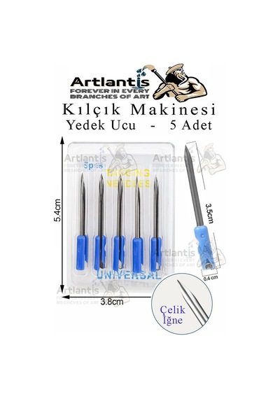 Kılçık Makinesi İğnesi İnce Uçlu 5 Li 1 Paket Değiştirilebilir Çelik Uçlu Kılçık Tabancası Yedeği Etiketleme İğnesi