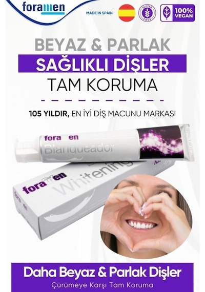 Whitening Beyazlatıcı Büyük Boy Diş Macunu 125 Gr Beyazlatma
