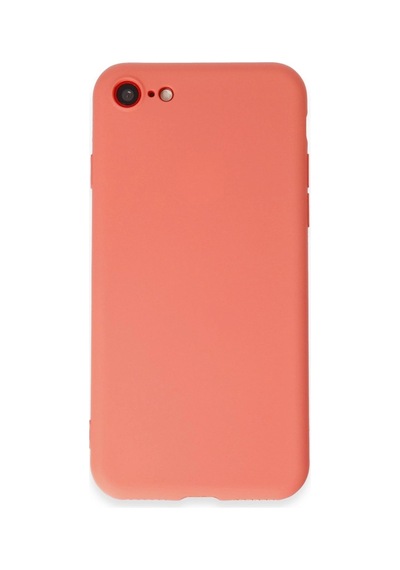 Apple iPhone Uyumlu 7 Kılıf First Silikon - Turuncu İtdark35027