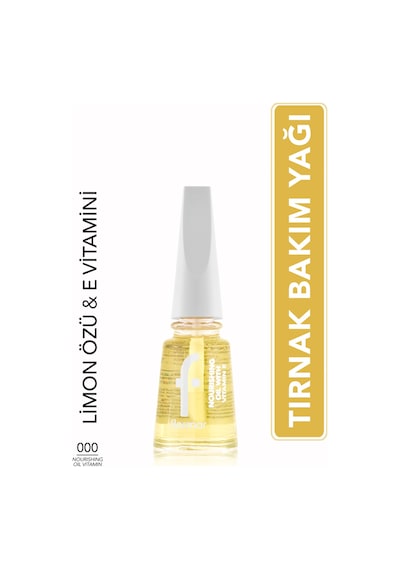 Flormar Nourishing Oil Vitamin Limon Ölzü & E Vitamini İçeren Tırnak Bakım Yağı