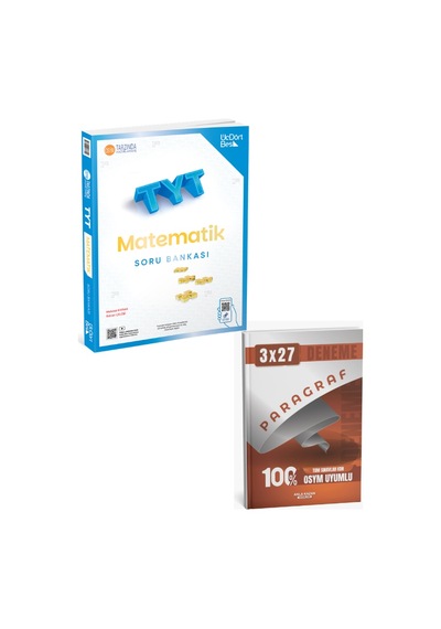 2027 Üçdörtbeş 2027 Tyt Matematik Soru Bankası+ Anla Kazan Paragraf