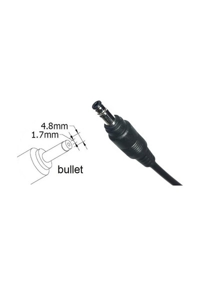Koodmax Hp Bullet Ezik Uç Kademeli Uç Notebook Adaptör Şarj Aleti Tamir Kablosu - 4.8 1.7mm Dc Kablo