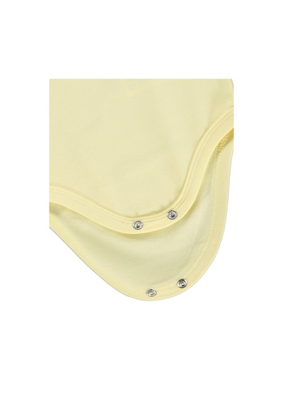 Civil Baby Düz Renkli 3-36 Ay Çıtçıtlı Badi - Sarı