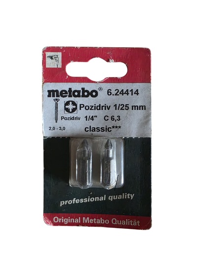Metabo 24414 Pz 1x25 Bits Uç 2 Adet