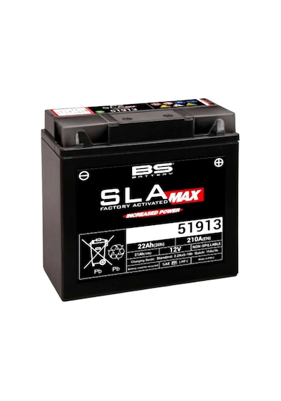 51913 Sla Max Bmw K 1200 Lt Uyumlu Akü Bs Battery Jel Akü