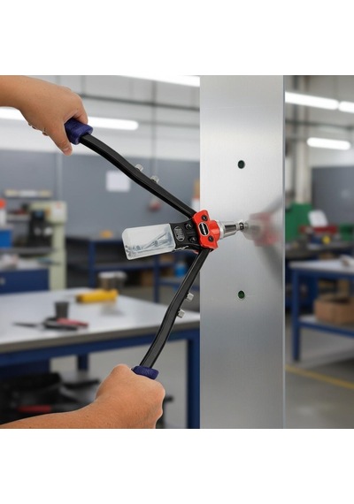 Workpro Wp225001 5 In 1 400mm Kollu Profesyonel Perçin Tabancası + 100 Adet Perçin