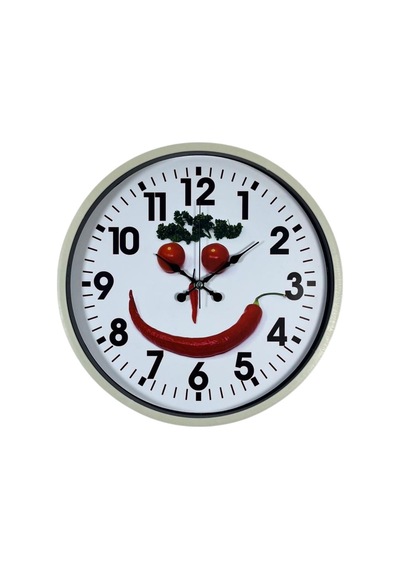 Büro Ev Ofis Hediyesi İçin 36cm Krem Tasarım Mutfak Duvar Saati Diğer