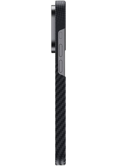 Apple Uyumlu iPhone 15 Kılıf Magsafe Şarj Özellikli Karbon Fiber Benks Montage Armorair 600d Kevlar Kapak