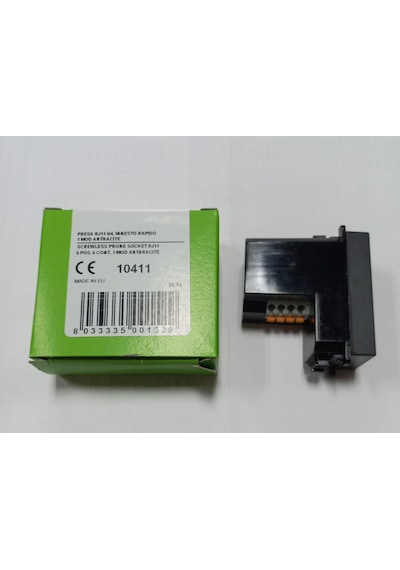 Antrasit Rj11 Telefon Prizi