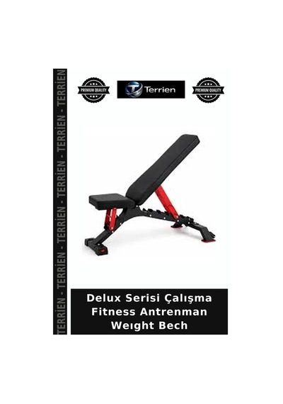 Delux Serisi Çalışma Fitness Antrenman Weıght Bech