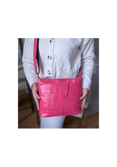 Nahitatyana Hakiki Deri Kadın Askılı Omuz Ve Çapraz Çanta Pembe - 665881851 Pembe