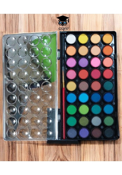 Art-x Sulu Boya Canlı Renkler Profesyonel Pigment 12-24-36-48 Renk Seçenekleriyle 36 Renk