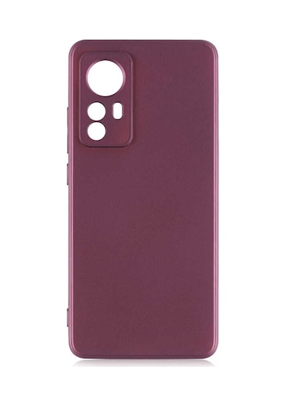 Xiaomi Mi 12 Kılıf Zore Premier Silikon Kapak Mürdüm