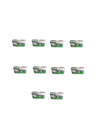 Burpak Jelatinli Tahta Ahşap Bambu Karıştırıcı Çubuk Kaşık - 12 Cm. - 200 Adetlik 10 Paket Kahverengi