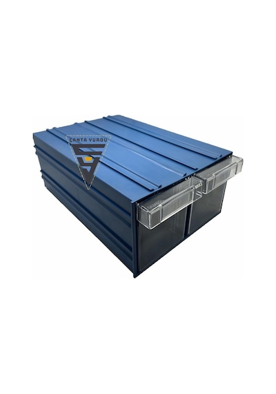 Sembol 501 Plastik Çift Çekmeceli Kutu 302x210x124mm 18 Adet