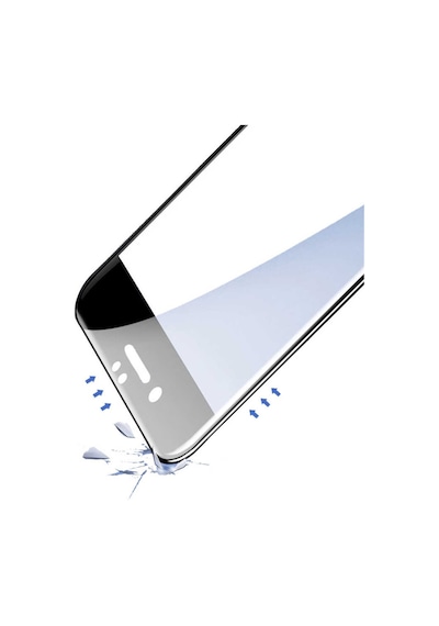 Apple Uyumlu iPhone 6 Plus Davin Seramik Ekran Koruyucu Siyah