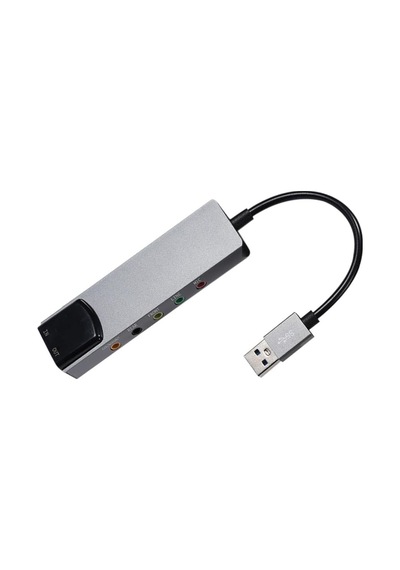 Tr Hy-601 Harici Usb 5.1/7.1 Kanal Ses Kartı Cm6206 Chipset, Spdıf Optik Giriş/çıkışlı Alüminyum Gövdeli Se