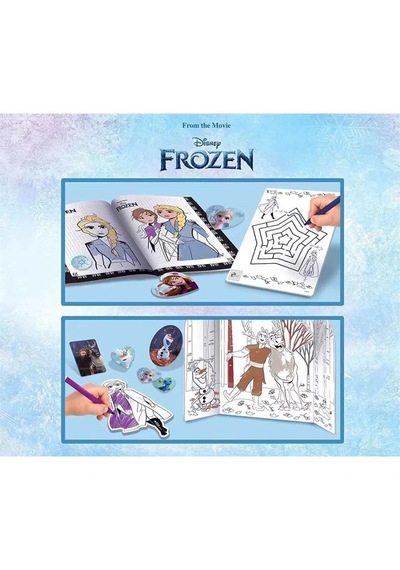 Disney Frozen Sırt Çantalı Boyama Ve Çizim Seti 92925