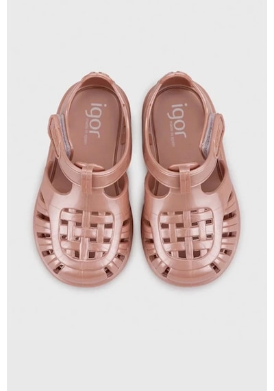 Igor İgor Tobby Nacar Unisex Çocuk Sandalet S10366 Pembe