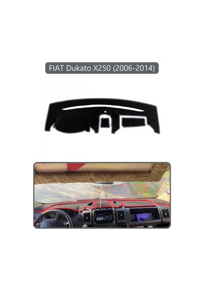 Fıat Dukato X250 2006-2014 Modellerine Uyguntorpido Koruma Halısı Gri Kenar