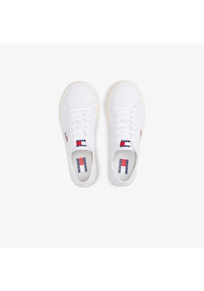 Tommy Hilfiger Tommy Jeans Court Low Kadın Beyaz Spor Ayakkabı En0en02875 Beyaz