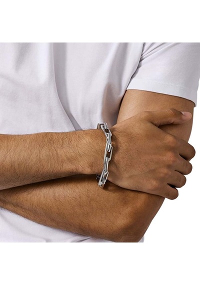 Diesel Jewel Djdx1577-040 Erkek Bileklik Metalik Gri