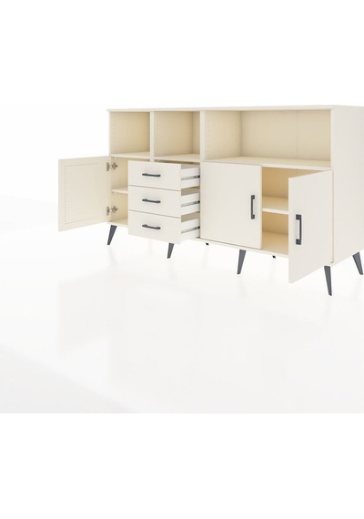 Kronos Konsol 5 Raflı 3 Çekmeceli 3 Kapaklı 176x59x99 Aytaşı-ayta Aytaşı-aytaşı