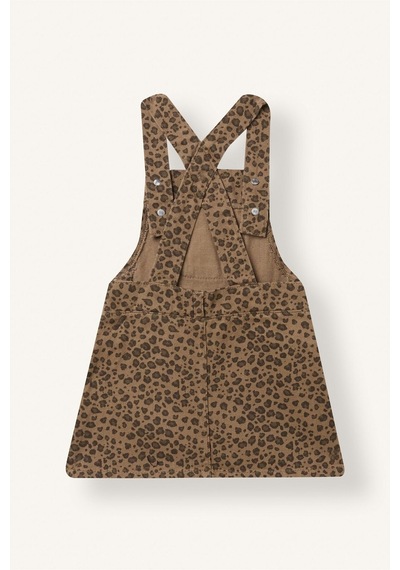Defacto Leopar Desenl Twıll Salopet Elbise Kız Bebek I1479a526aubn256 Kahve-bn256