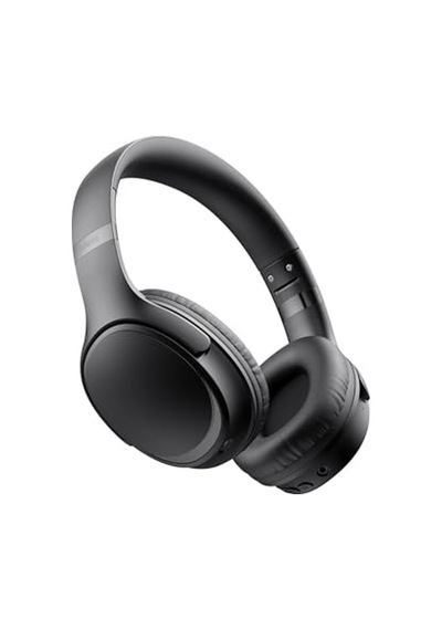 Tech Bluetooth Kulaküstü Katlanabilir Kablosuz Kulaklık 63 Saat Batarya Tf Kart Desteği Siyah