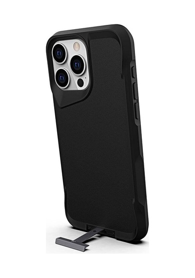 Apple Uyumlu iPhone 15 Pro Kılıf Airbag Kenarlı T-max Mat Standlı Kılıf