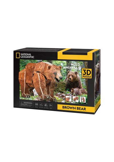 National Geographic - Boz Ayı 3d Puzzle Ds1096h
