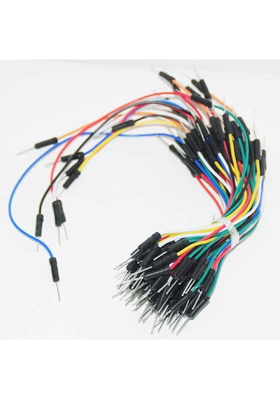 65'Li Erkek-Erkek Breadboard Jumper Kablo Seti