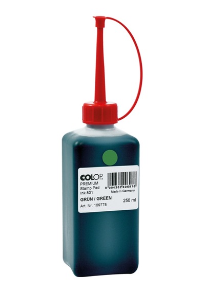 Colop 801 25ml Yeşil Mürekkep Siyah