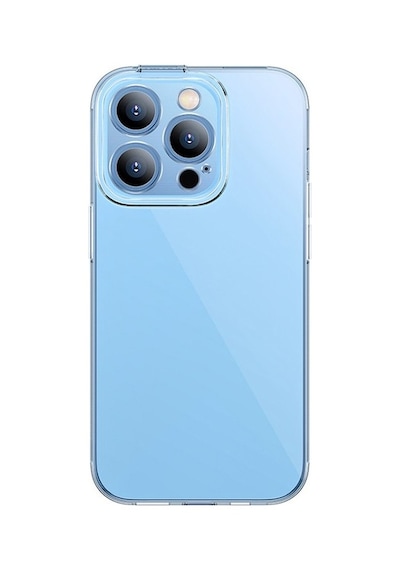 Baseus Simple Case İphone 14 Pro 6.1 Kamera Korumalı İnce Silikon Şeffaf Kılıf- 5775 Mh-hs5508-4777