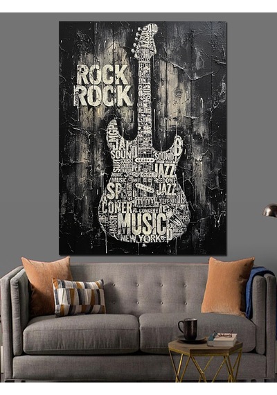 Ahşap Tablo Punk Rock Müzik Sözleri