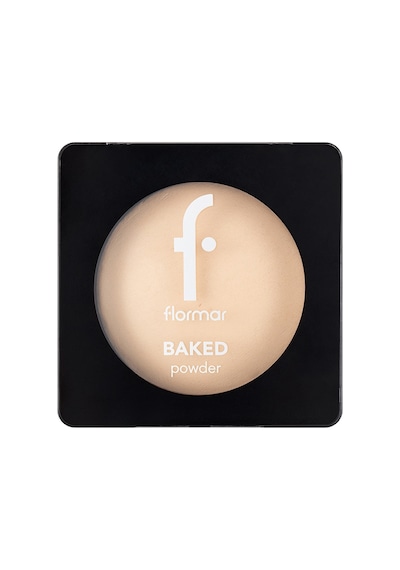 Flormar Yoğun Pigmentli Fırınlanmış Mat Pudra (Soğuk Alt Ton) - Baked Powder - 030 Mat Beige - 8682536053570