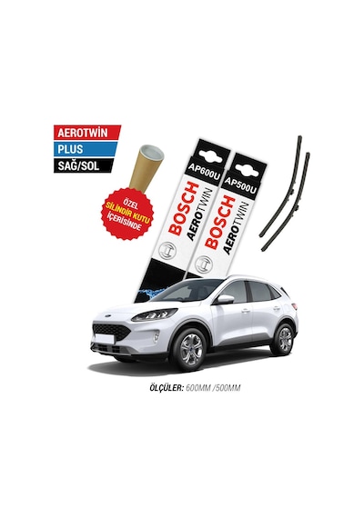 Ford Kuga Silecek Takımı 2020-2022 Bosch Aerotwin Plus