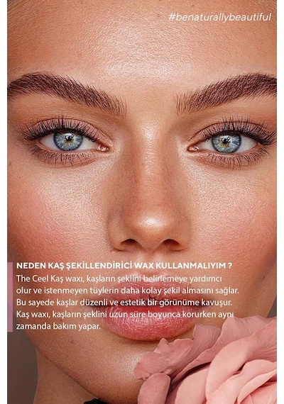 The Ceel Kaş Şekillendirici & Sabitleyici Wax E Vitamini Glycerin Hint Yağı 50 ml