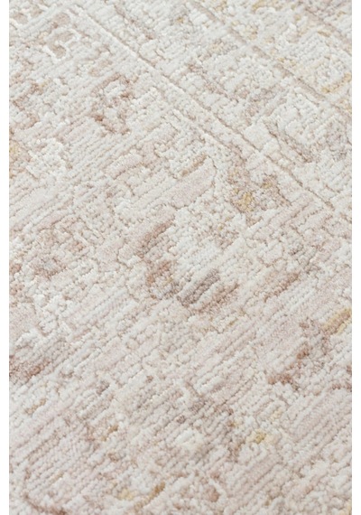 Eko Halı Mahal Mood 02 Beige Cream Polyester Akrilik Klasik Desenli Premium Salon Halısı Bej