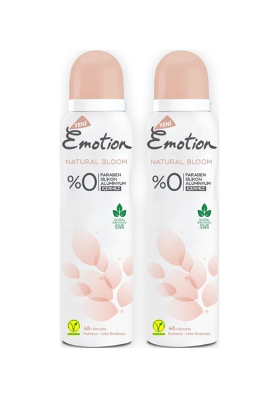 Emotion Natural Bloom Kadın Sprey Deodorant 2 x 150 ML