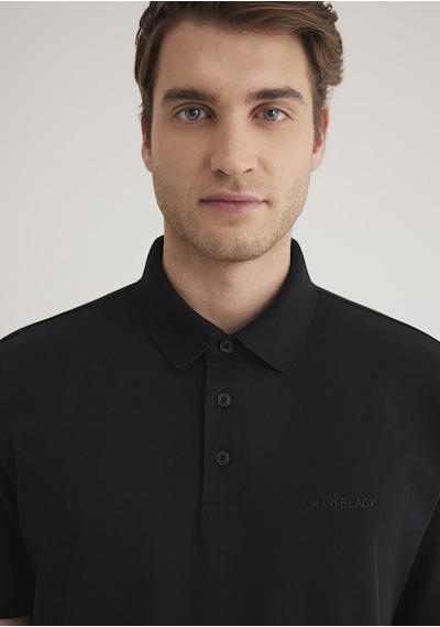 Mavi - Siyah Polo Tişört 0612520-900 Siyah