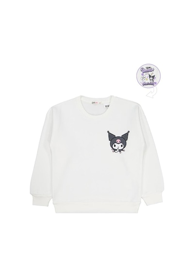 Kuromi 6-9 Yaş Sweatshirt Ekru