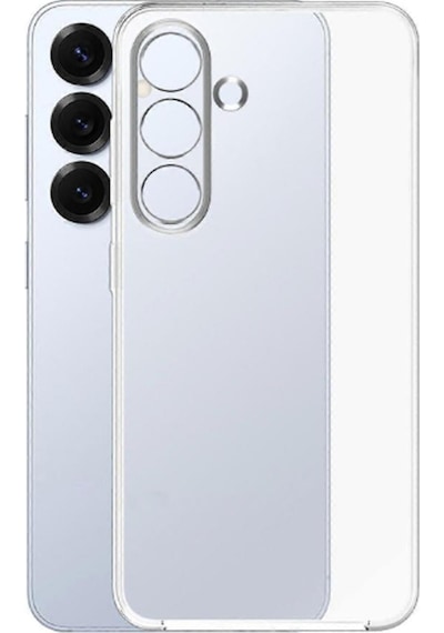 Samsung Galaxy S25 Fe İle Uyumlu Kılıf Şeffaf Kamera Korumalı 3d