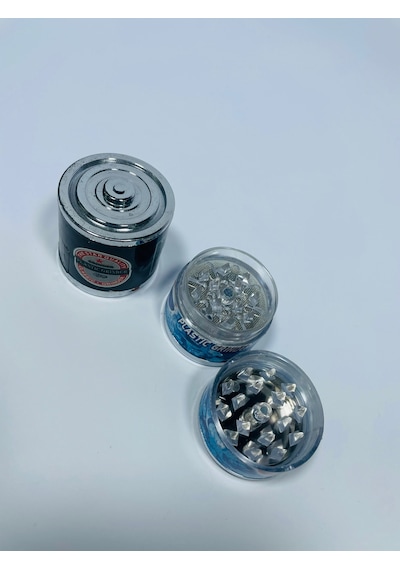 Plastik Pil Modeli 3Parça Grinder Tutun Öğütücü//42mm